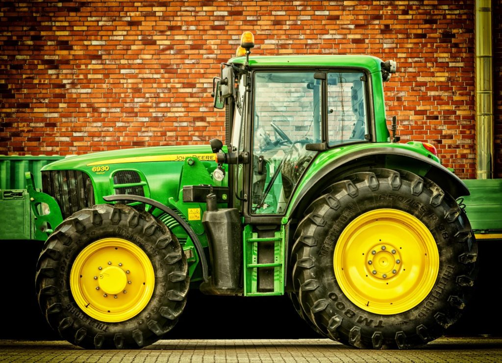 John Deere farm tractor